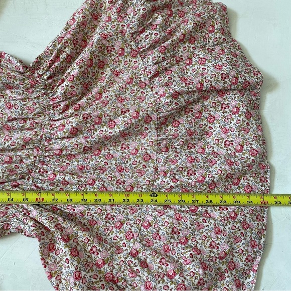 HYACINTH HOUSE Tuckernuck Pink and Red Floral Maddie Mini Dress Retail 158$ Sz S - Picture 10 of 10